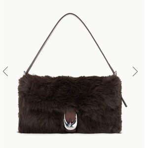 Staud Brown Fur Bag